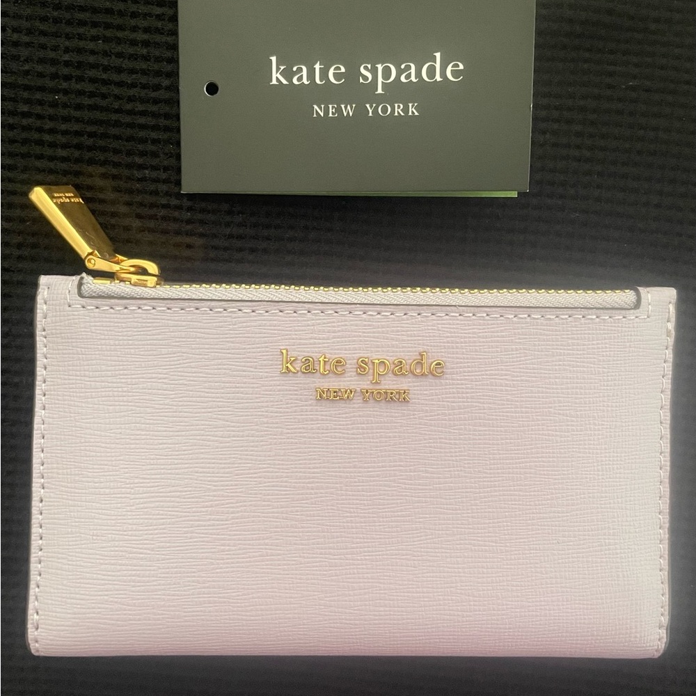 Kate Spade Light Purple Wallet with Gold Accents NWT